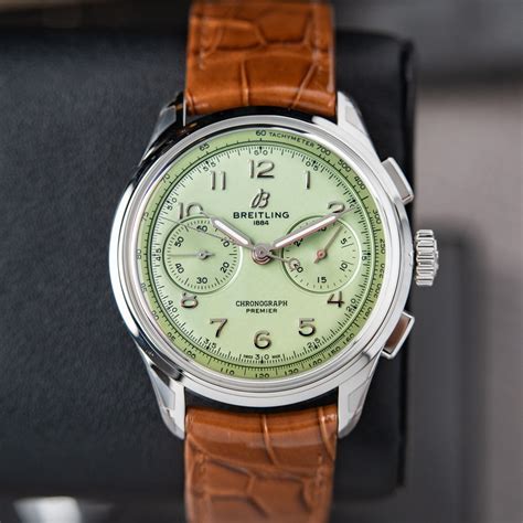 breitling b09|Breitling b09 pistachio review.